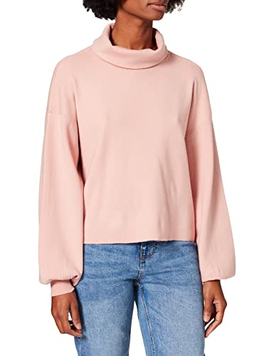 Vero Moda Damen VMNANCY LS Cowlneck Blouse GA Boo Pullover, Misty Rose, S von VERO MODA