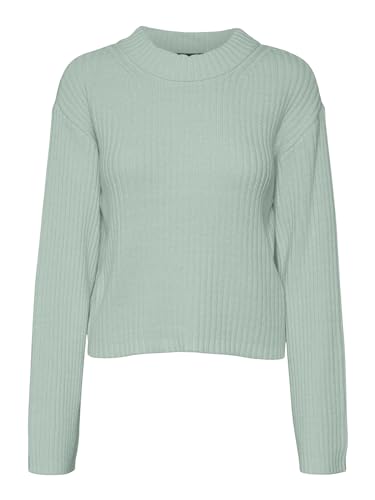 VERO MODA Female Strickpullover Rundhals Tief angesetzte Schulter Pullover von VERO MODA