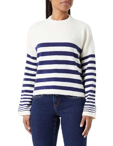 VERO MODA VMHURRICANE LS O-Neck Pullover GA BF von VERO MODA