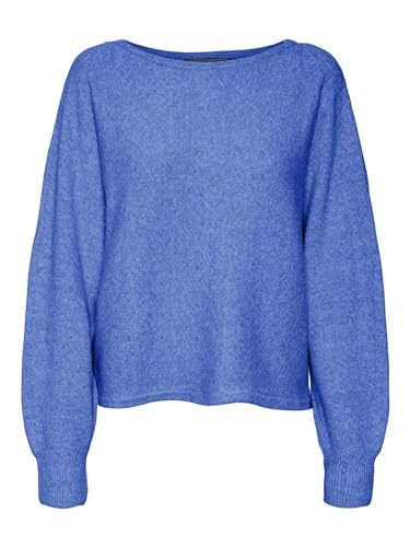 VERO MODA CURVE VMCDOFFY LS Boatneck Pullover GA Boo von VERO MODA