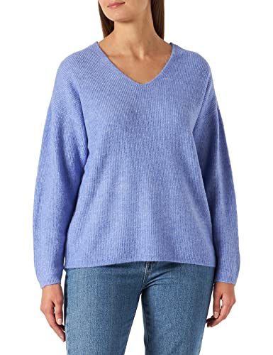VERO MODA VMCREWLEFILE LS V-Neck Blouse NOOS von VERO MODA