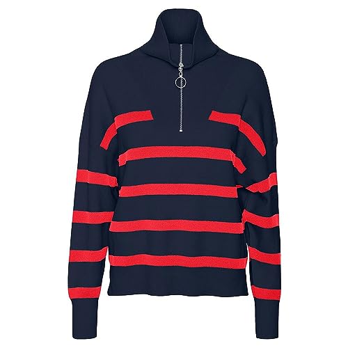 VERO MODA VMSABA Stripe LS Highneck Blouse GA NOOS von VERO MODA