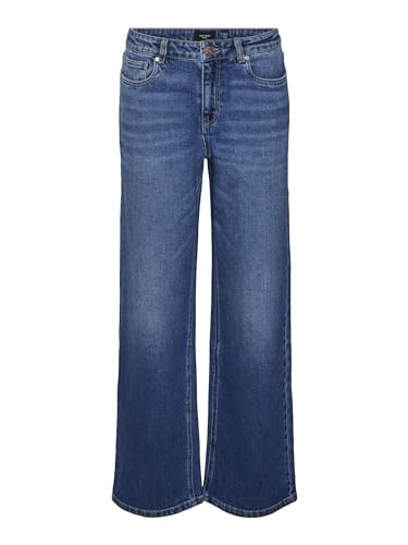 VERO MODA Female Weit geschnitten VMFAITH Niedrige Taille Weit geschnitten Jeans von VERO MODA