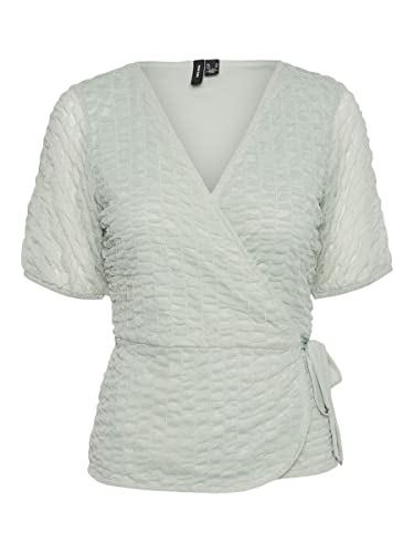 VERO MODA Female Wickel-Top VMLOLA MESH SS WRAP TOP JRS EXC von VERO MODA