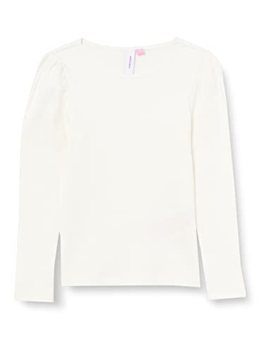 VERO MODA GIRL Mädchen Vmlavender Top Girl Noos Langarmshirt, Snow White, 122-128 EU von VERO MODA