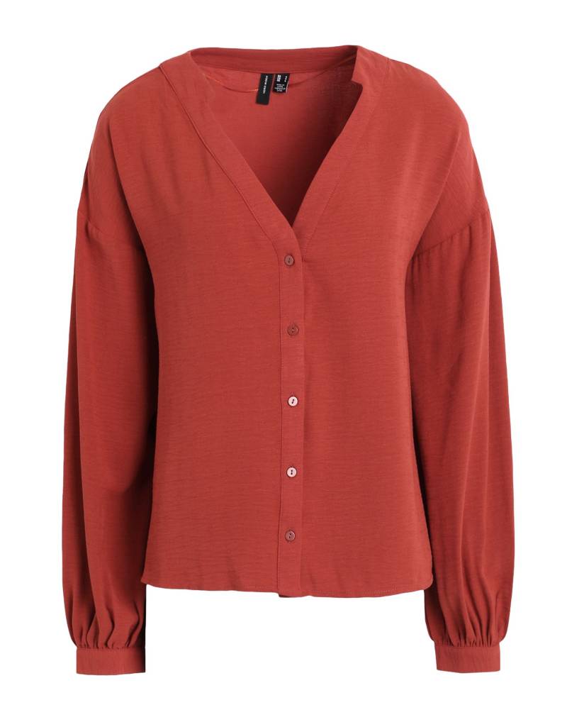 VERO MODA Hemd Damen Rostrot von VERO MODA
