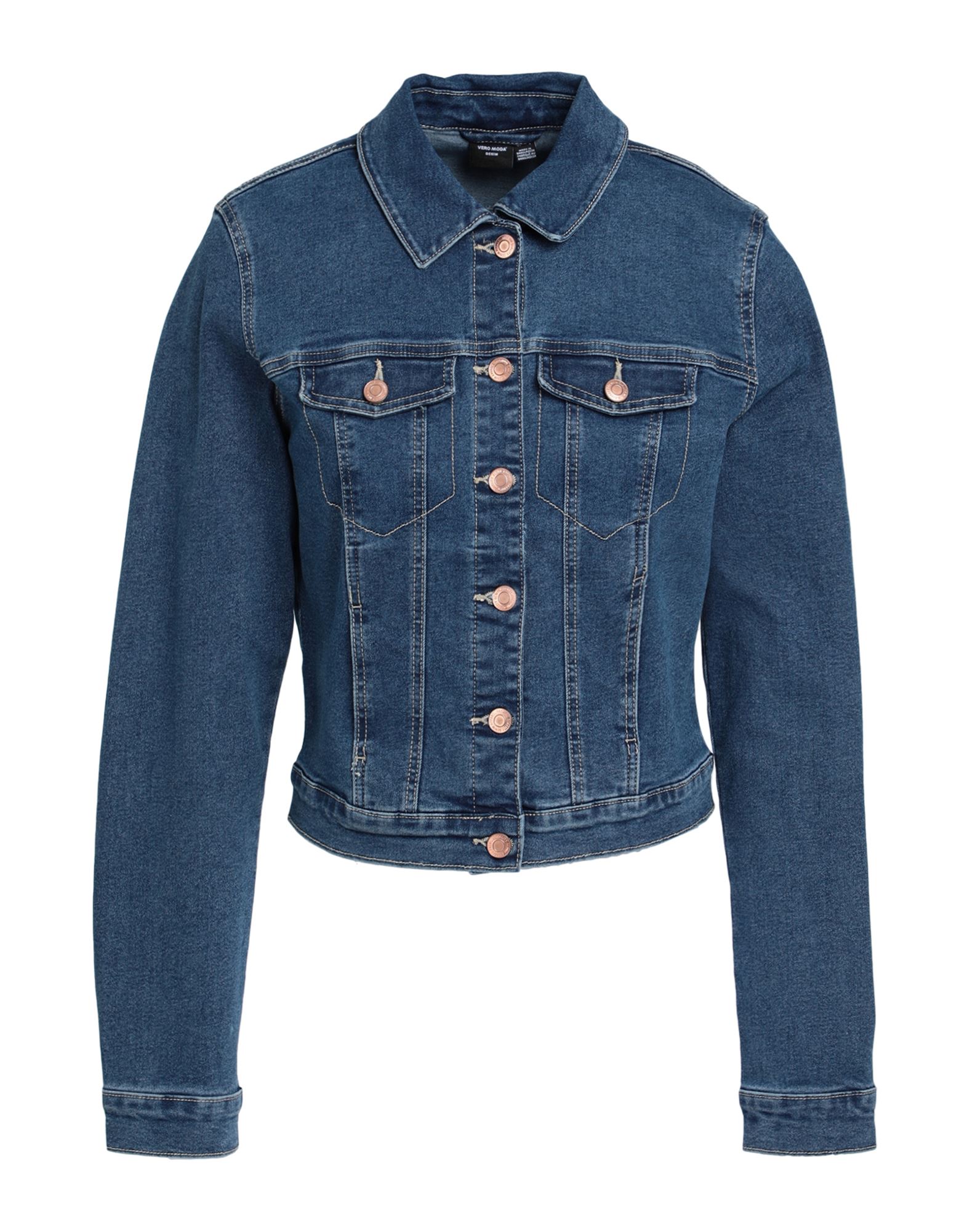 VERO MODA Jeansjacke/-mantel Damen Blau von VERO MODA