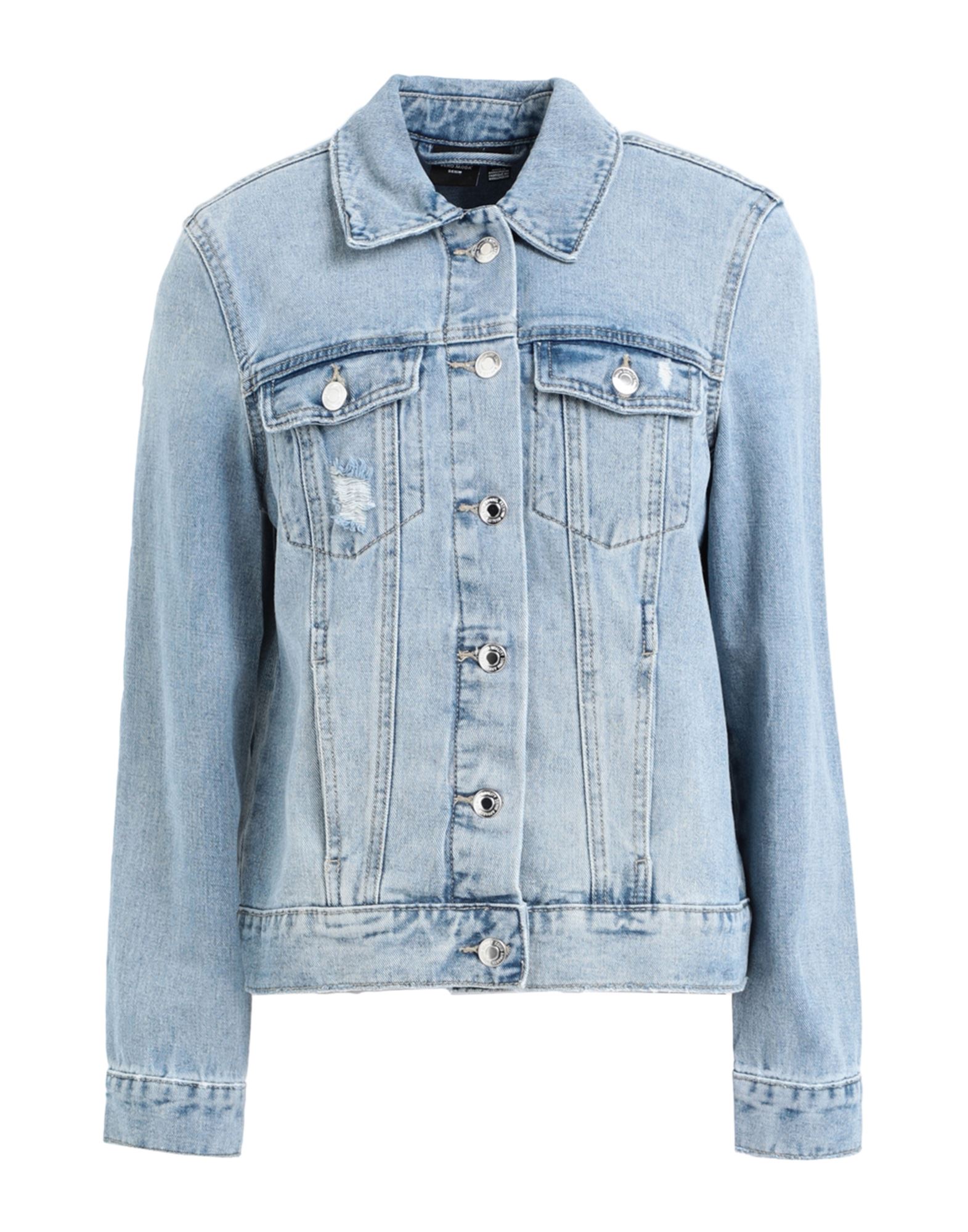 VERO MODA Jeansjacke/-mantel Damen Blau von VERO MODA