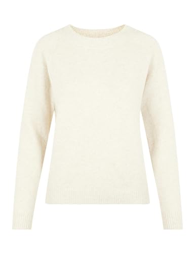 VERO MODA PETITE Women's VMDOFFY LS O-Neck Blouse GA PTT Pullover, Birch/Detail:Melange, XS/P von VERO MODA PETITE