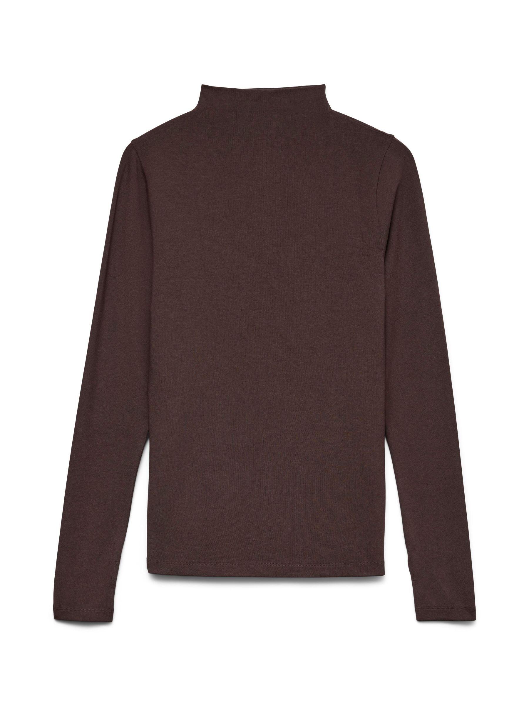 VERO MODA - Shirts Weiblich chocolate plum - Gr. - M von VERO MODA