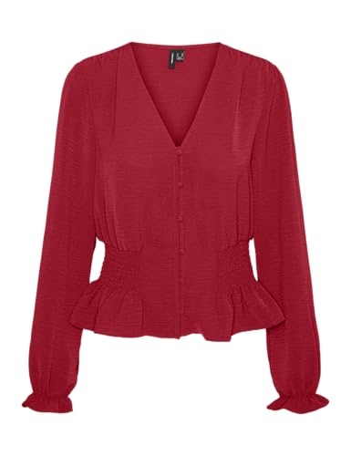 VERO MODA VMALVA L/S Smock TOP WVN GA von VERO MODA