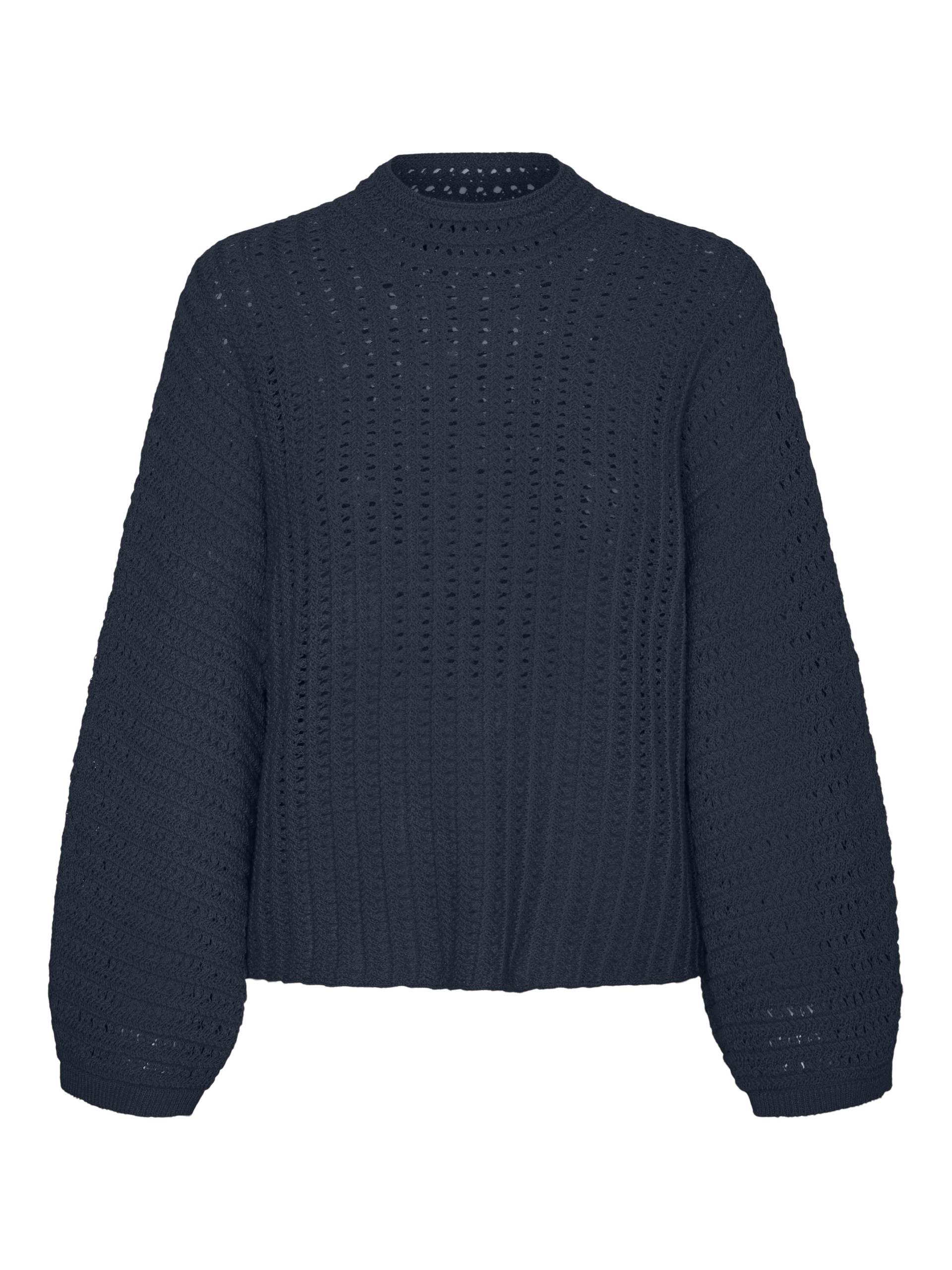 VERO MODA - VMAMAZING LS HIGHNECK PULLOVER GA BOO navy blazer - Gr. - XL von VERO MODA