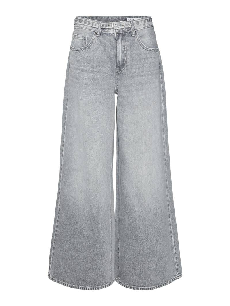 VERO MODA - VMANNET MR WIDE BELT JEANS LI218 medium grey denim - Gr. - 31/32 von VERO MODA
