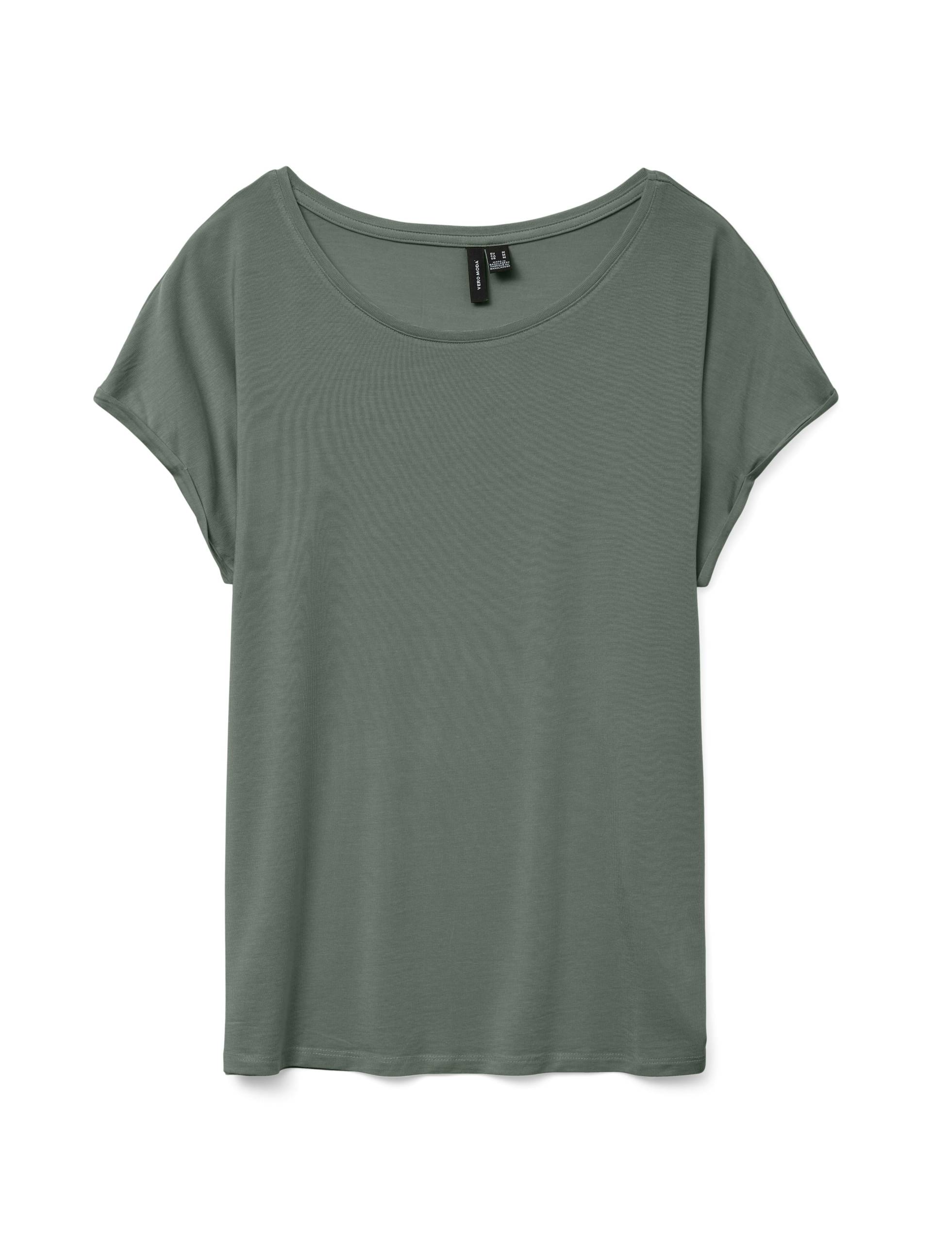 VERO MODA - VMAVA PLAIN SS TOP JRS NOOS laurel wreath - Gr. - XS von VERO MODA