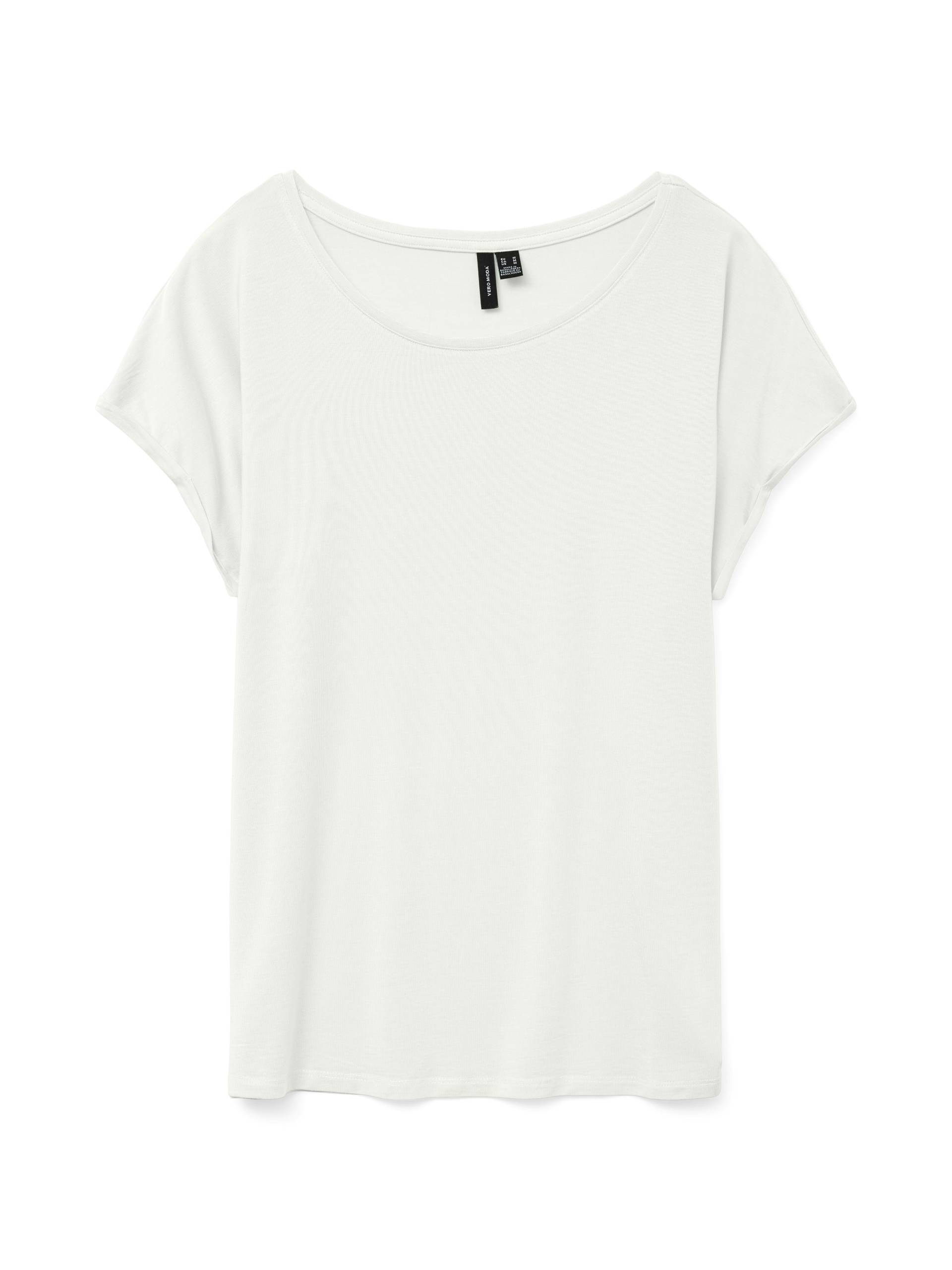 VERO MODA - VMAVA PLAIN SS TOP JRS NOOS snow white - Gr. - XS von VERO MODA