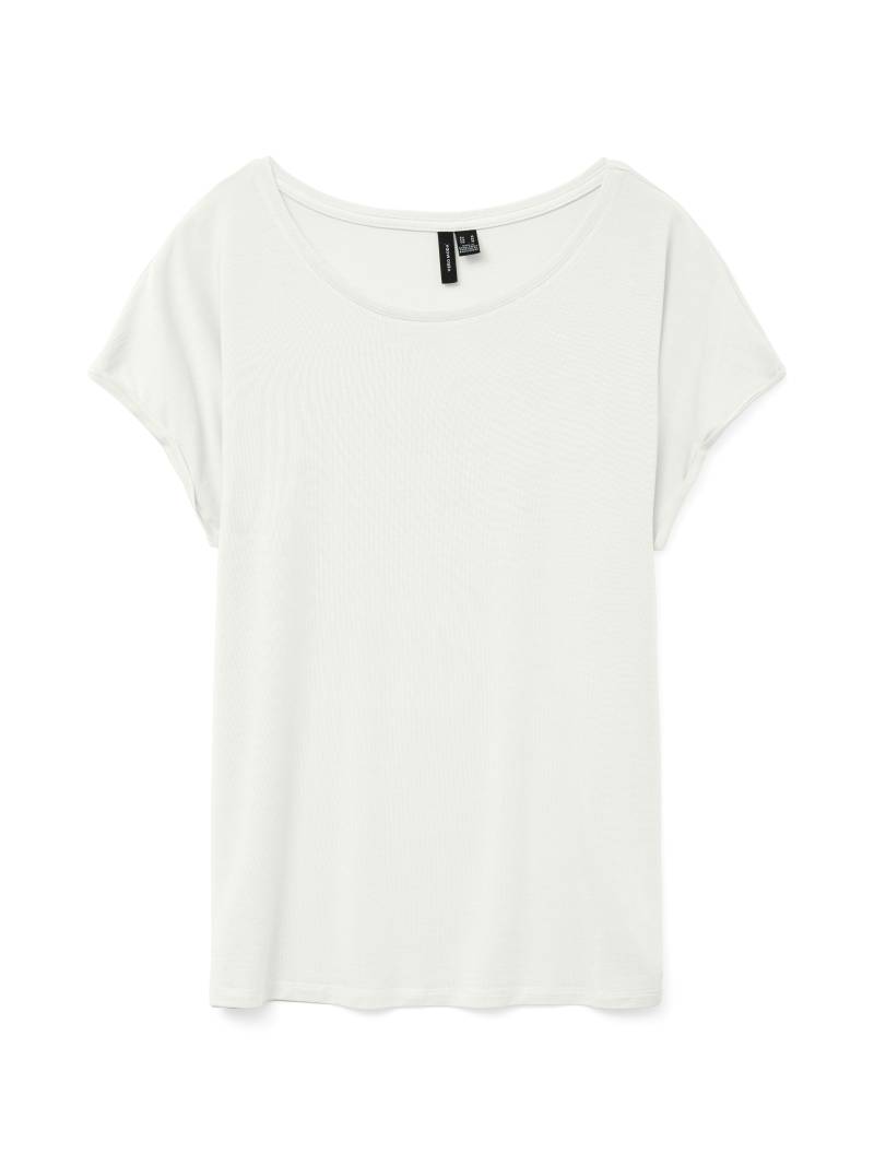 VERO MODA - VMAVA PLAIN SS TOP JRS NOOS snow white - Gr. - XS von VERO MODA