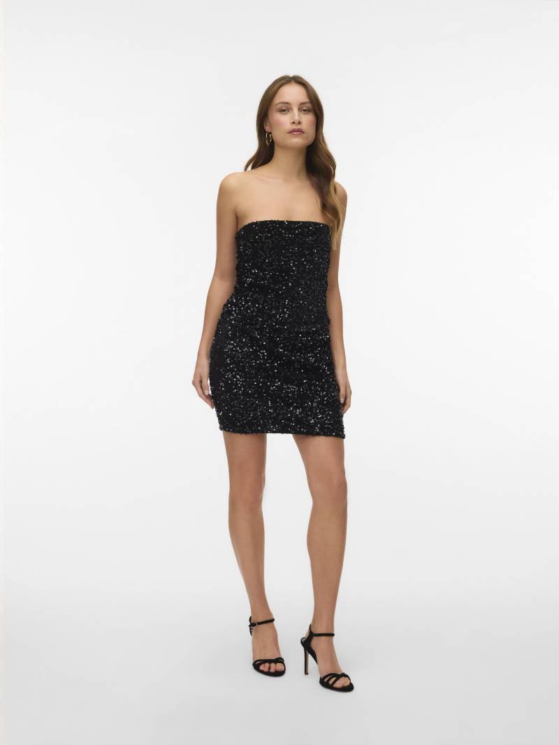 VERO MODA - VMBELLA HW SHORT SQ SKIRT JRS GA black - Gr. - XL von VERO MODA