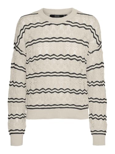 VERO MODA VMBELLA LS O-Neck Pullover GA Boo von VERO MODA