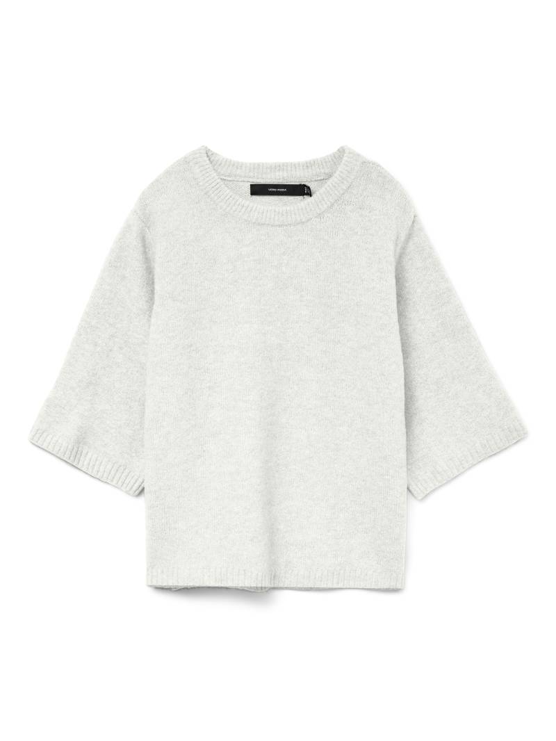 VERO MODA - VMBOOM 2/4 O-NK OVERSIZE PULLOVE GA NOOS birch - Gr. - L von VERO MODA