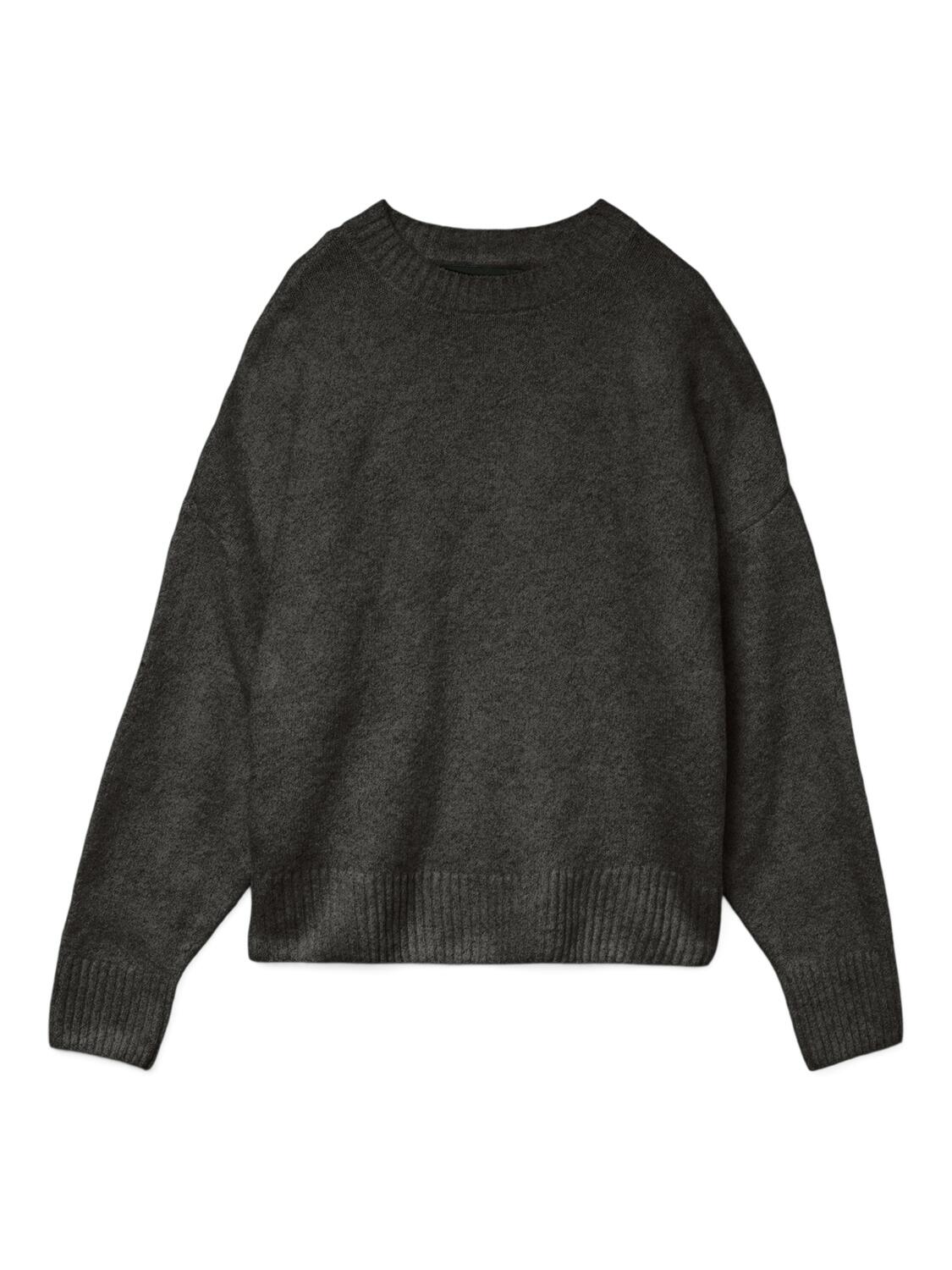 VERO MODA - VMBOOM LS O-NECK PULLOVER GA NOOS chocolate torte - Gr. - S von VERO MODA