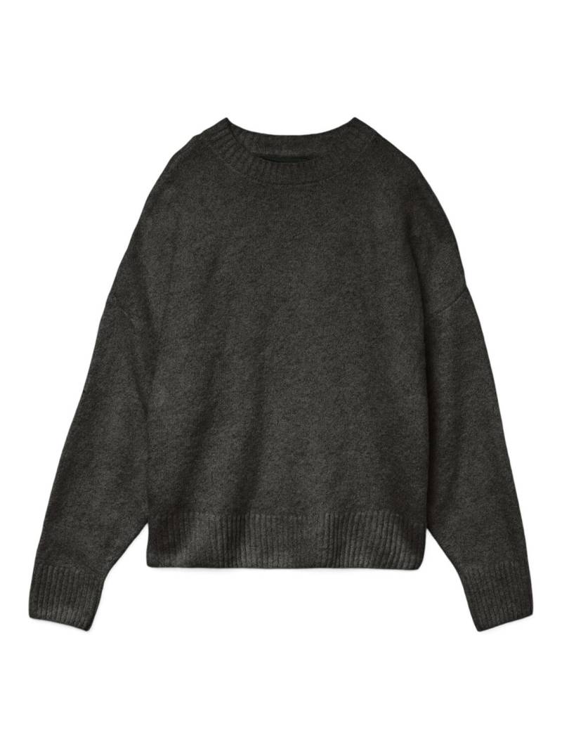 VERO MODA - VMBOOM LS O-NECK PULLOVER GA NOOS chocolate torte - Gr. - S von VERO MODA