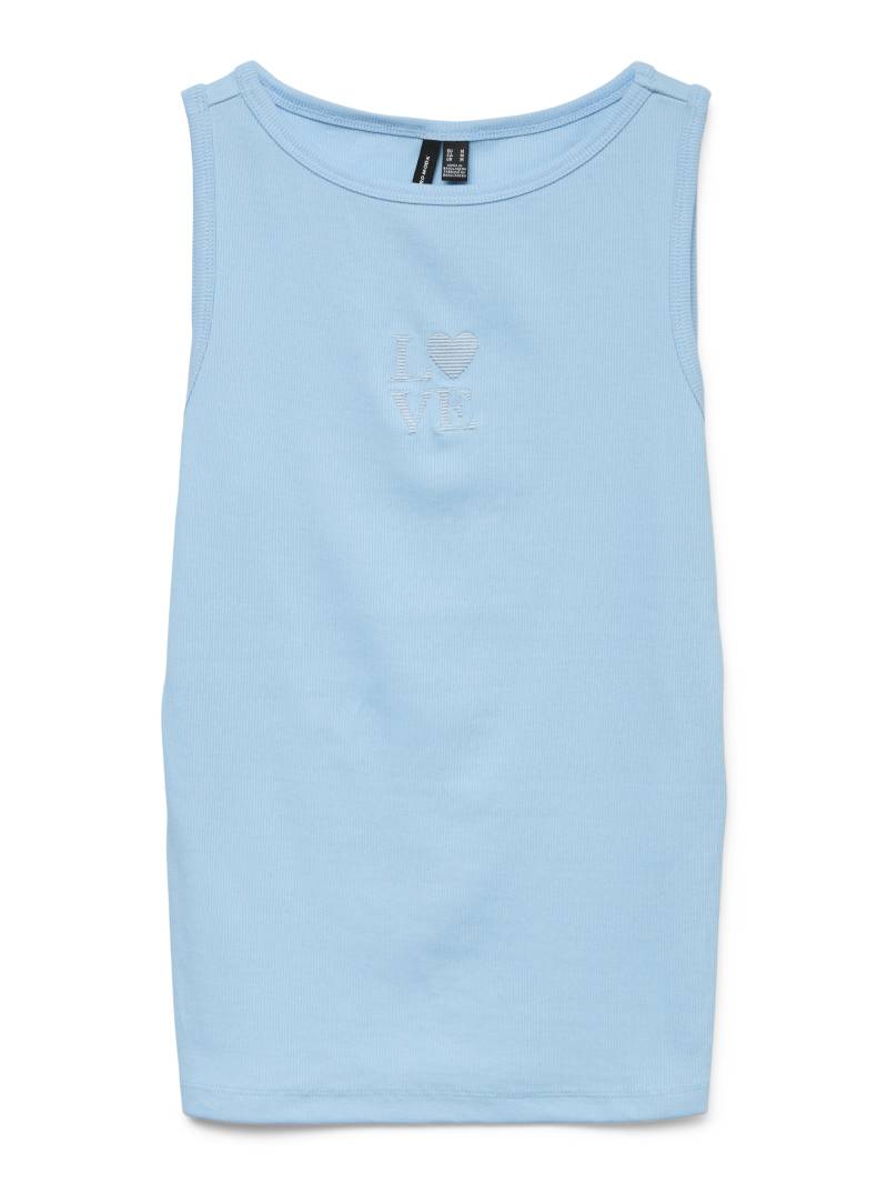 VERO MODA - VMCAISA SILLE TANK TOP BOX JRS SPE GA airy blue - Gr. - XS von VERO MODA