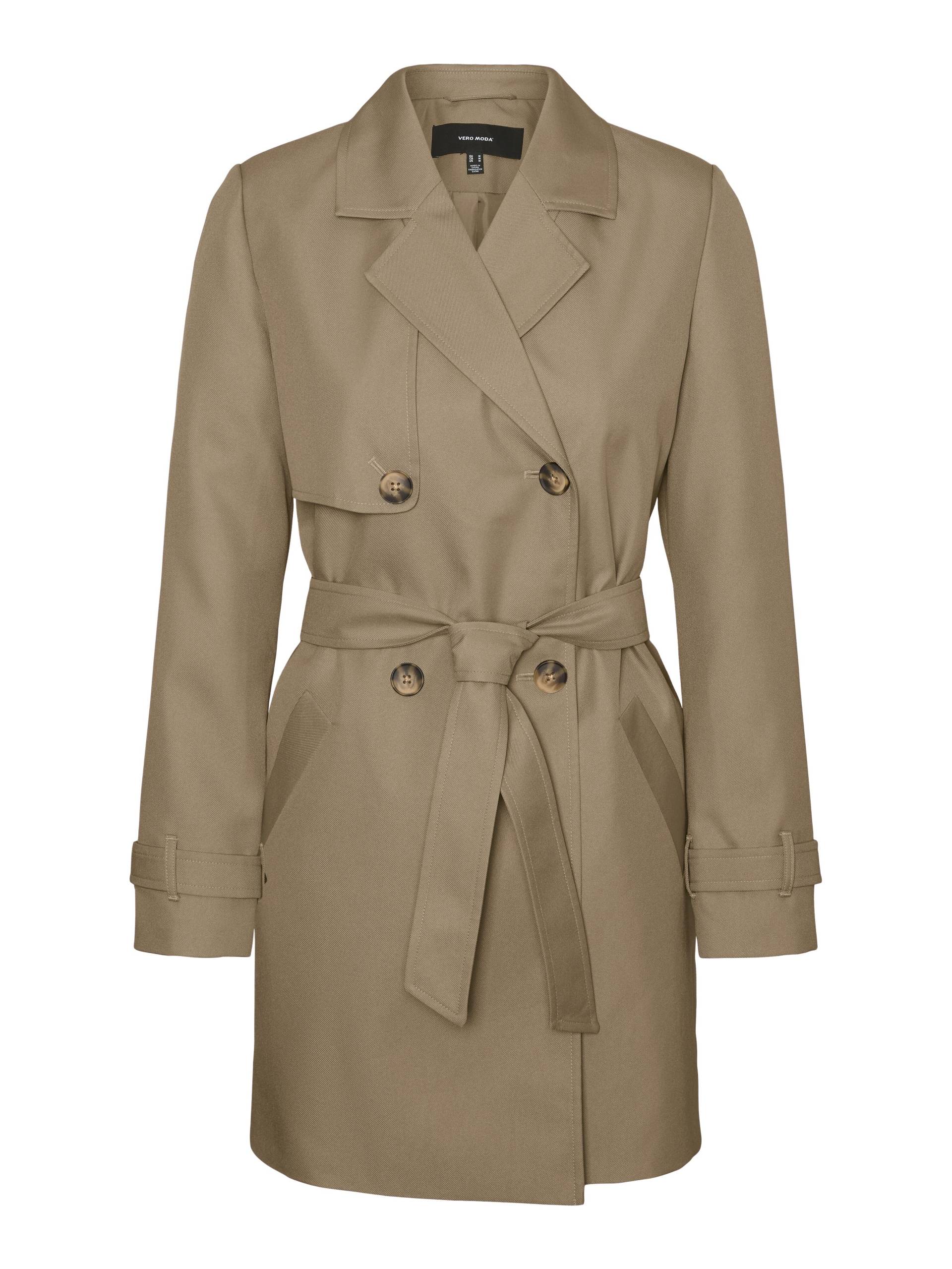VERO MODA - VMCELESTE 3/4 TRENCHCOAT NOOS tigers eye - Gr. - L von VERO MODA