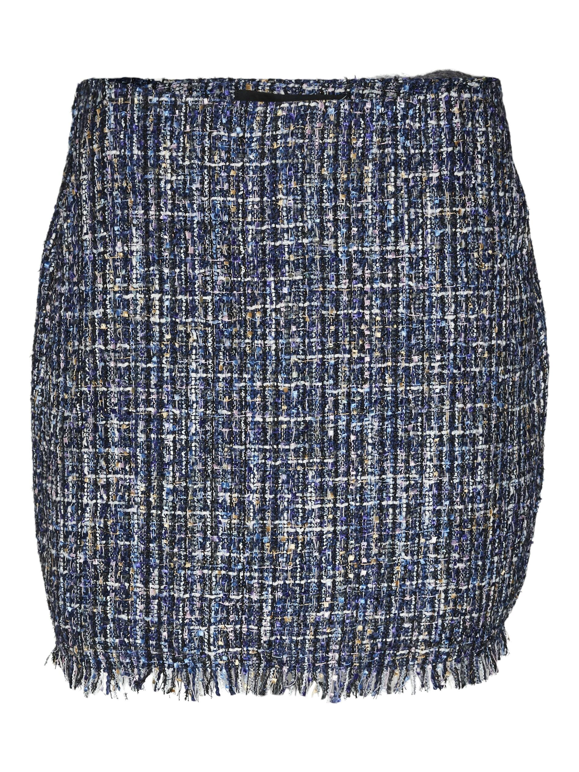 VERO MODA - VMCHANTELLE HR SHORT TWEED SKIRT navy blazer - Gr. - 38 von VERO MODA