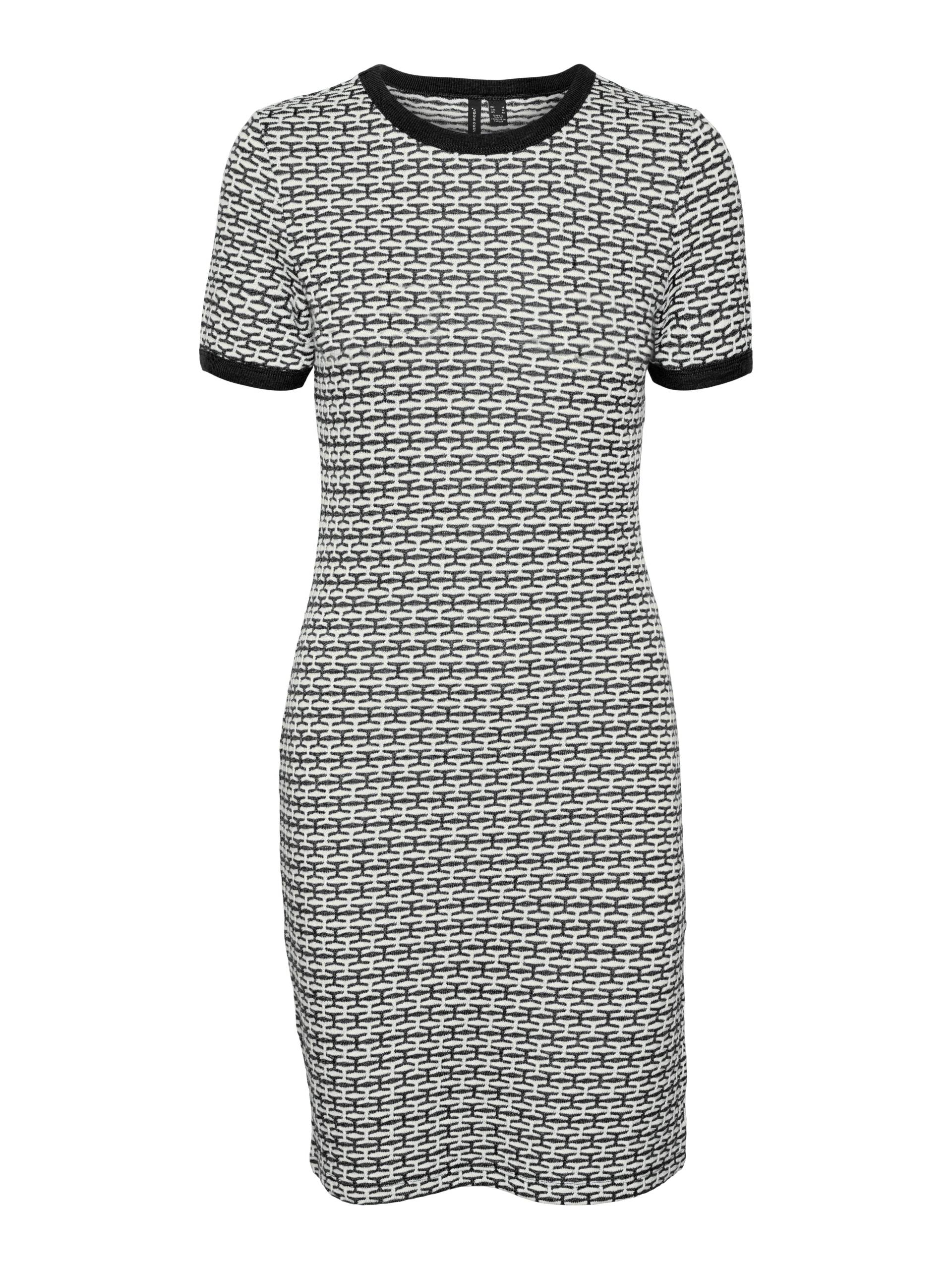 VERO MODA - VMCHARLIE SS SHORT DRESS JRS EXP snow white - Gr. - XL von VERO MODA