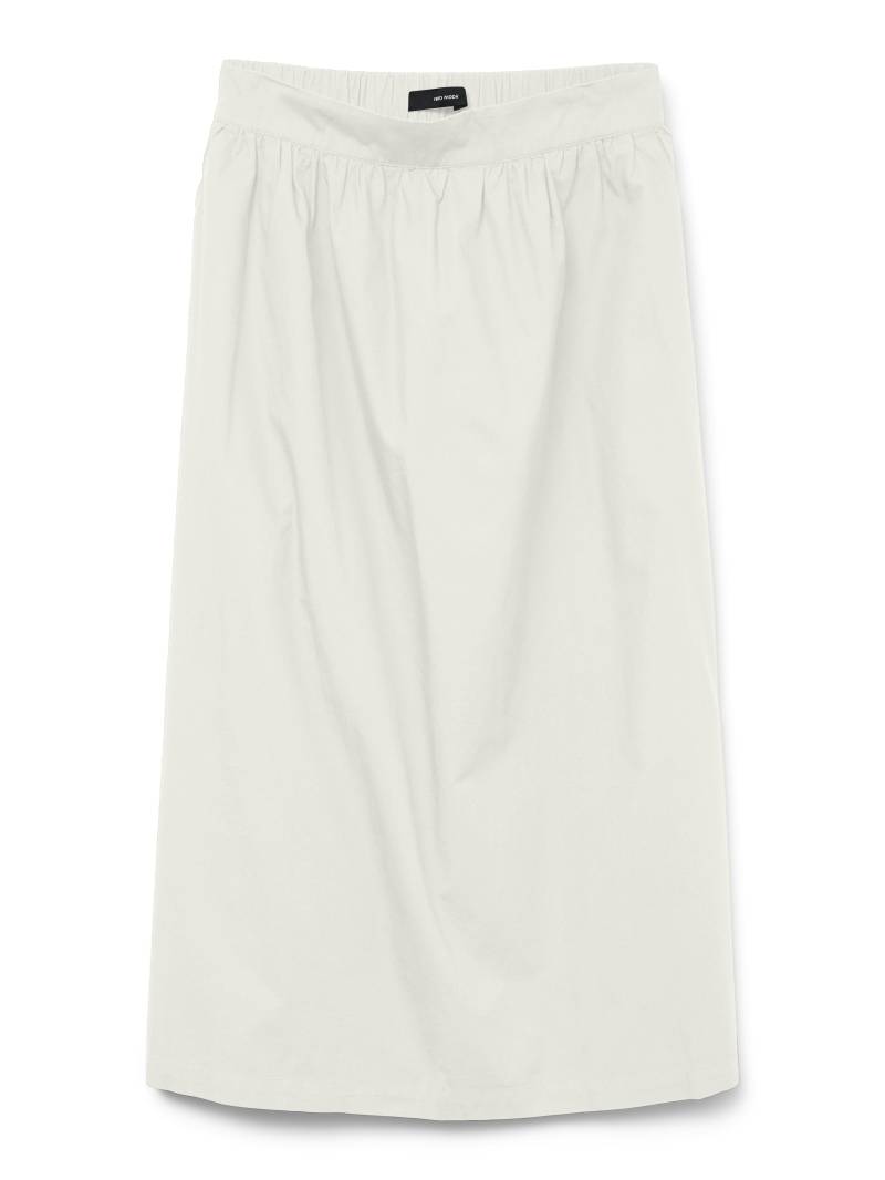 VERO MODA - %VMCHARLOTTE HW ANKLE SKIRT WVN GA snow white - Gr. - XL von VERO MODA