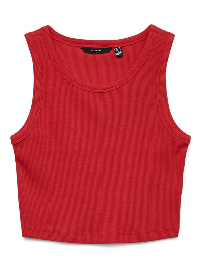 VERO MODA - VMCHLOE SL CROP TANK TOP JRS NOOS fiery red - Gr. - L von VERO MODA