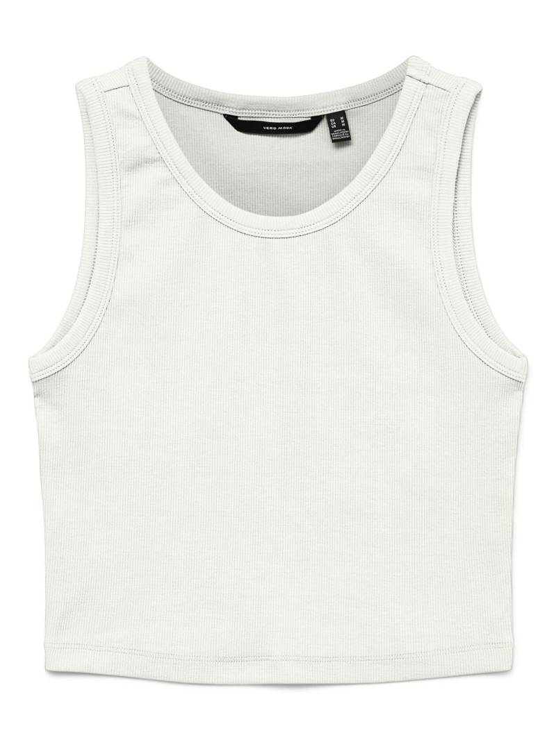 VERO MODA - VMCHLOE SL CROP TANK TOP JRS NOOS snow white - Gr. - L von VERO MODA