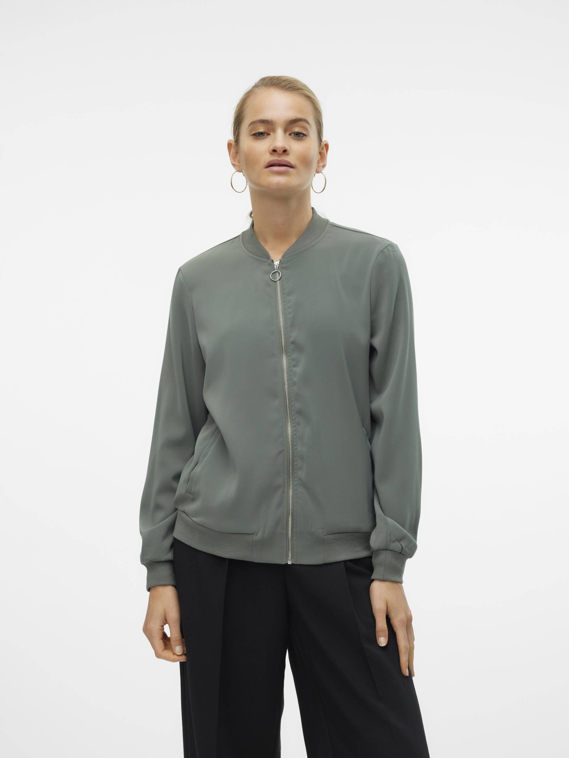 VERO MODA - VMCOCO L/S BOMBER NOOS laurel wreath - Gr. - S von VERO MODA