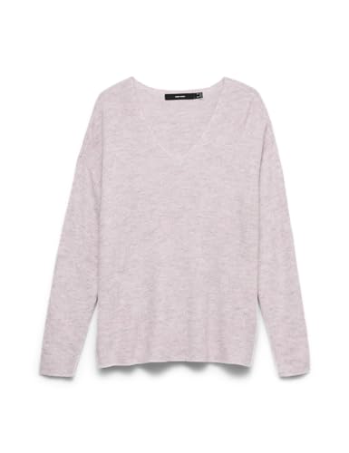 VERO MODA VMCREWLEFILE LS V-Neck Blouse NOOS von VERO MODA