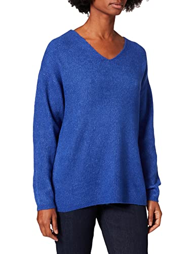 VERO MODA VMCREWLEFILE LS V-Neck Blouse NOOS von VERO MODA