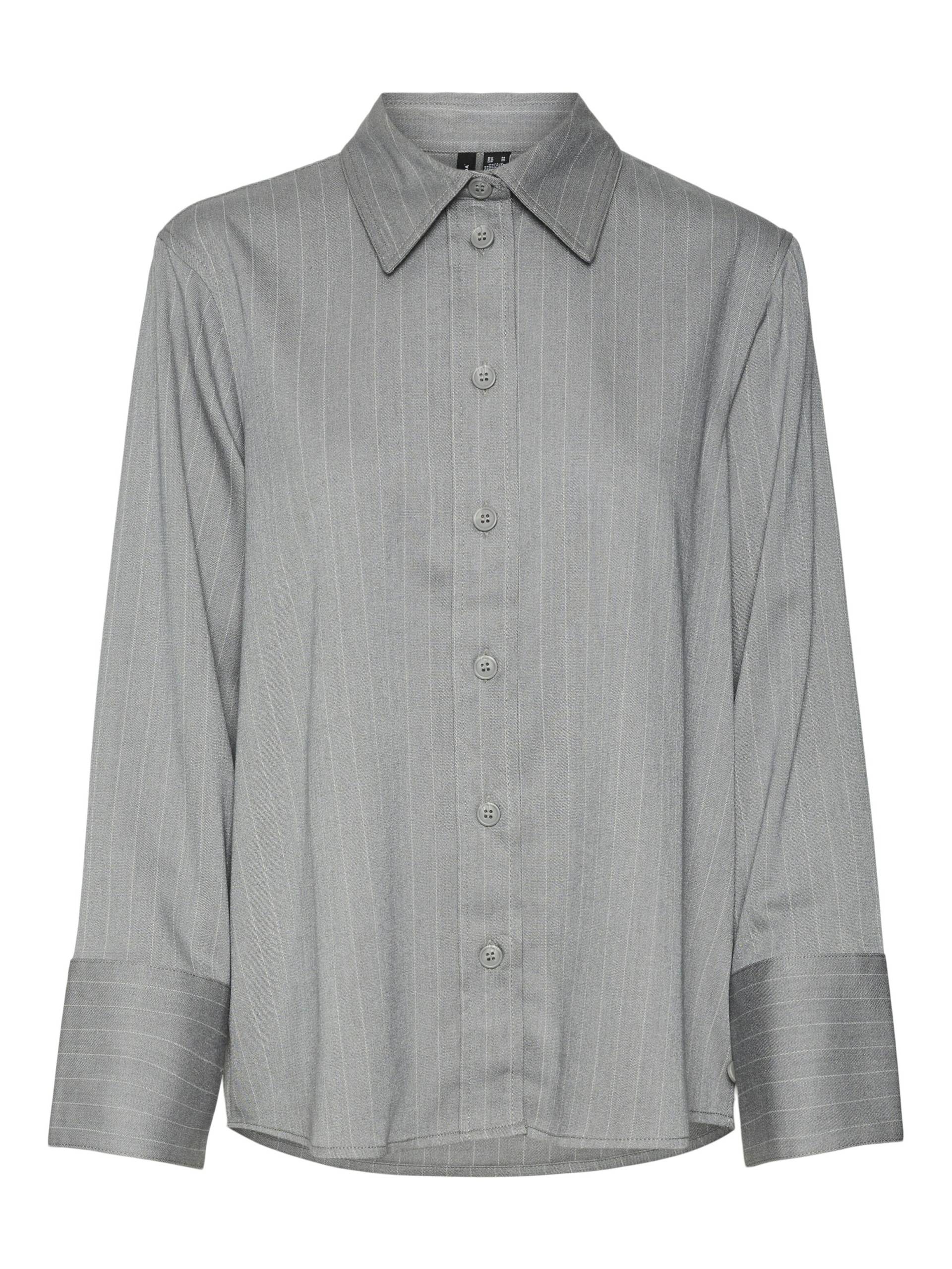 VERO MODA - VMDANIA STRIPE LS SHIRT WVN GA - Gr. - XS von VERO MODA