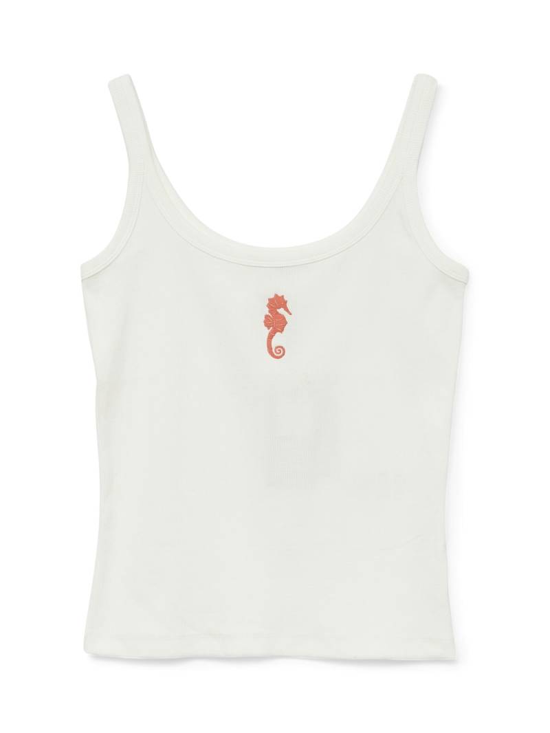 VERO MODA - VMDIANA SINGLET TOP BOX JRS snow white - Gr. - XL von VERO MODA