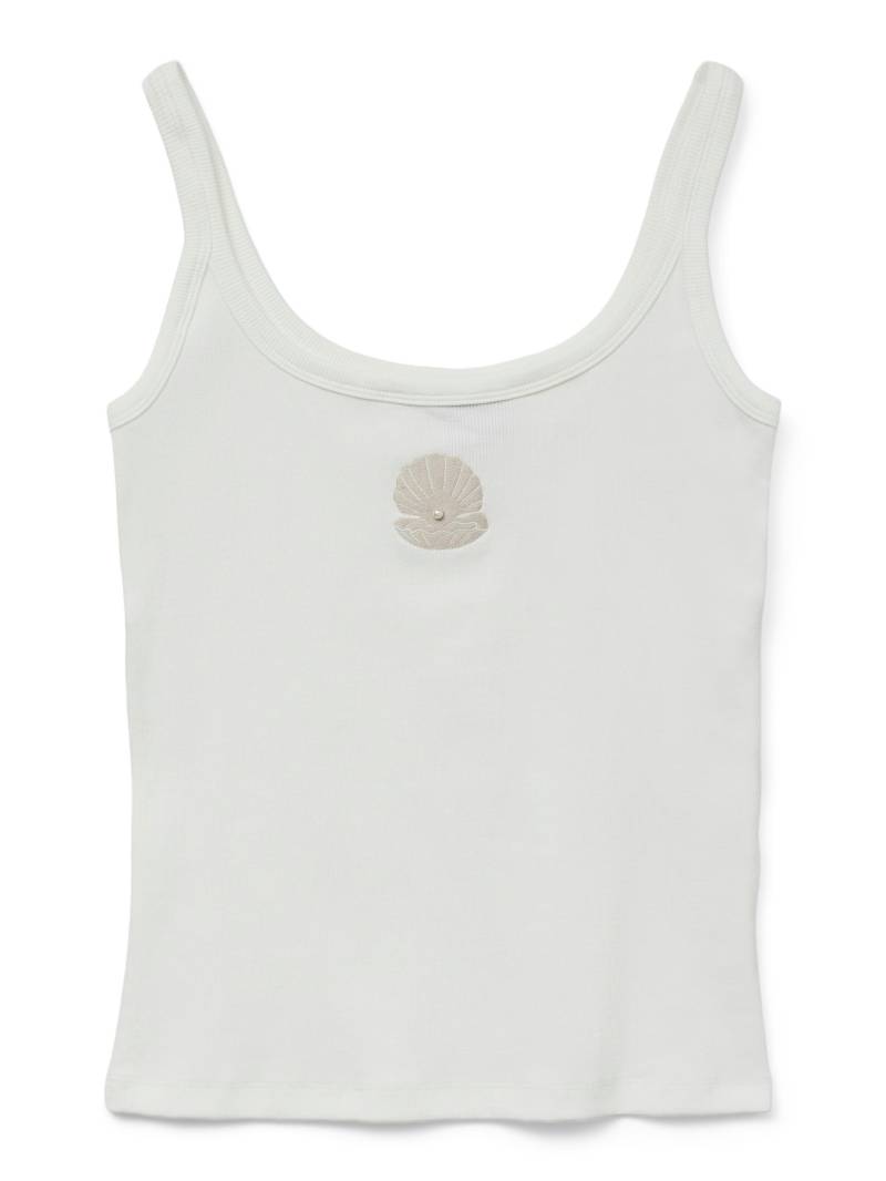 VERO MODA - VMDIANA SINGLET TOP BOX JRS snow white - Gr. - XL von VERO MODA