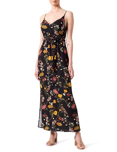 VERO MODA VMEASY Joy Slit Maxi V-Neck Dress WVN GA von VERO MODA