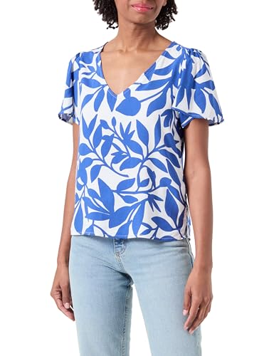 VERO MODA VMEASY Joy V-Neck SS Blouse WVN GA von VERO MODA