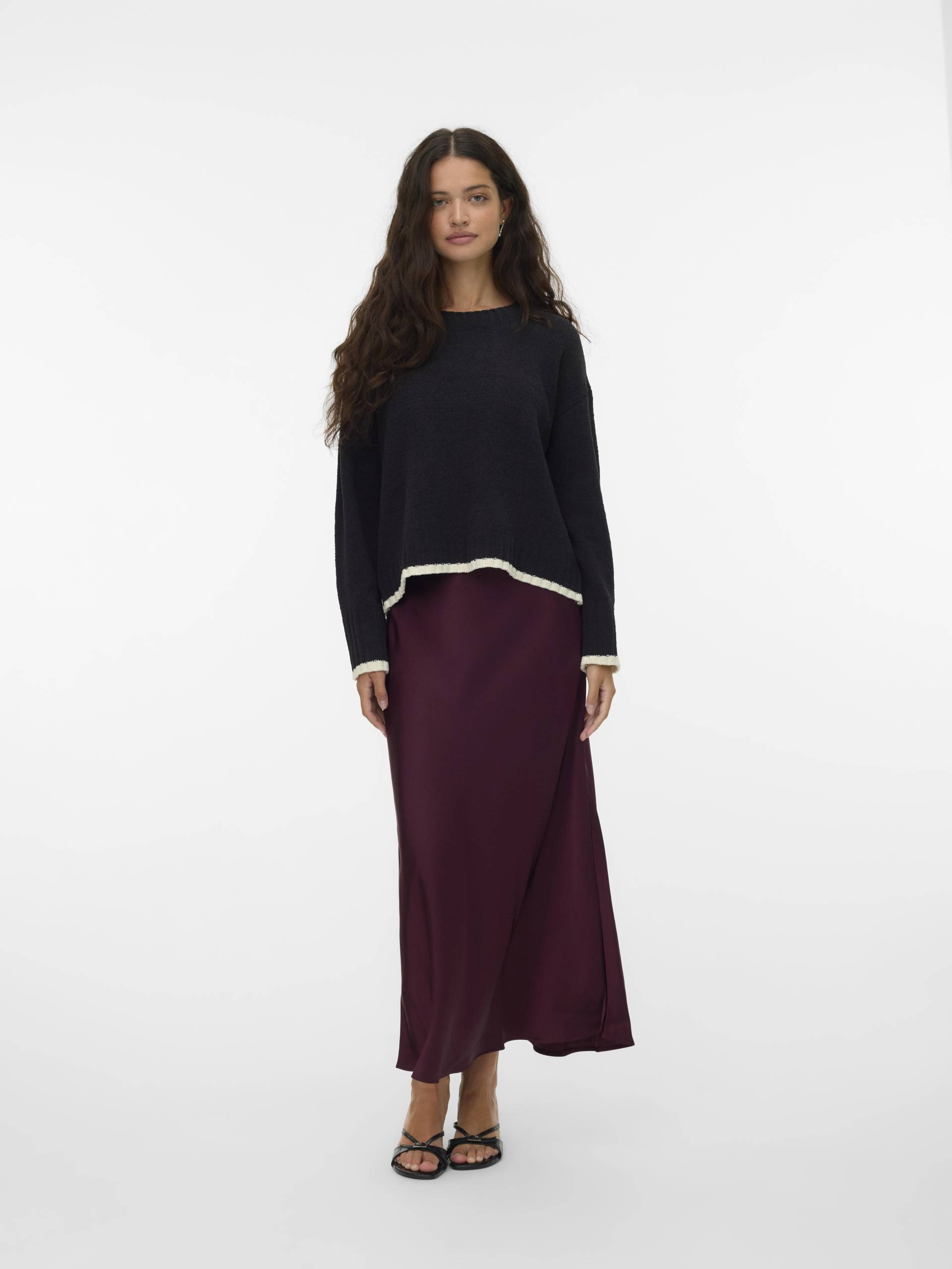 VERO MODA - VMELENA HW SKIRT WVN winetasting - Gr. - M von VERO MODA