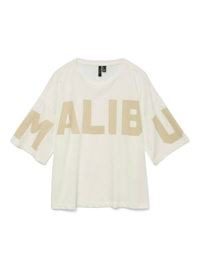 VERO MODA - VMELY KELLY SS TOP BOX JRS GA snow white - Gr. - L von VERO MODA