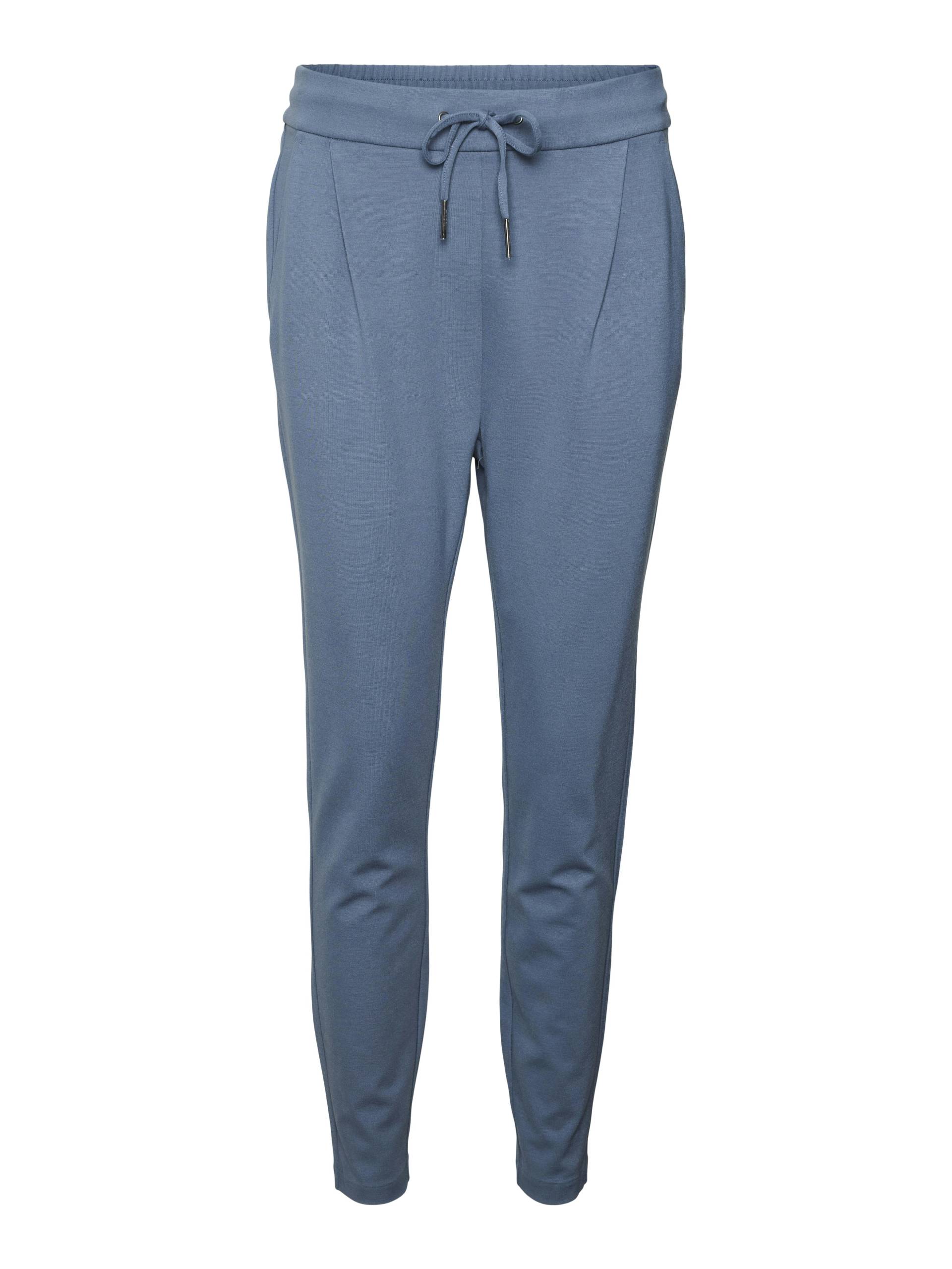 VERO MODA - VMEVA MW LOOSE STRING PANT NOOS china blue von VERO MODA