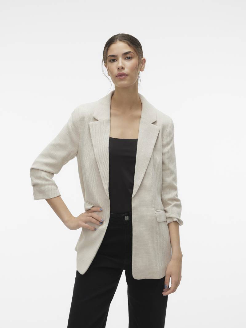 VERO MODA - VMFRIDA 3/4 REGULAR BLAZER NOOS oatmeal - Gr. - 38 von VERO MODA