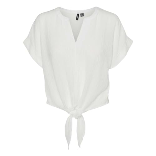 VERO MODA VMGABBI SS TIE TOP WVN GA von VERO MODA