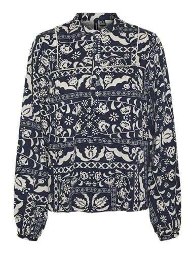 VERO MODA VMGIDDE AYA LS Button TOP WVN GA von VERO MODA