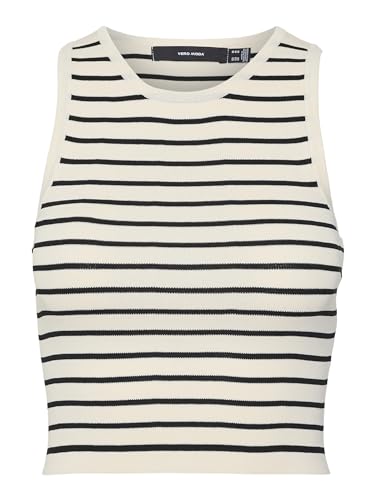 VERO MODA VMGINNY SL O-Neck Crop TOP NOOS von VERO MODA