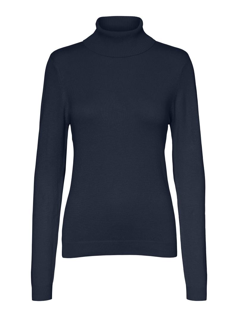 VERO MODA - VMGLORY LS ROLLNECK BLOUSE GA NOOS navy blazer - Gr. - XS von VERO MODA