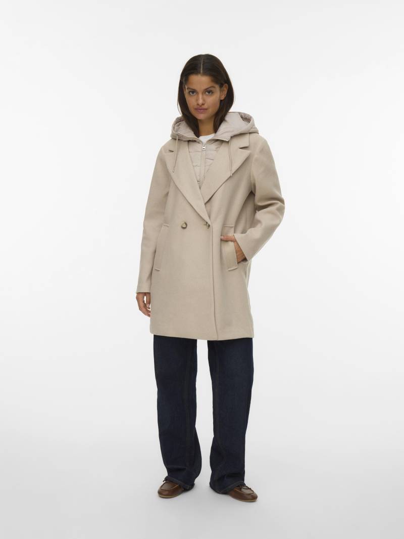VERO MODA - VMGRACE COAT BOO oatmeal - Gr. - L von VERO MODA