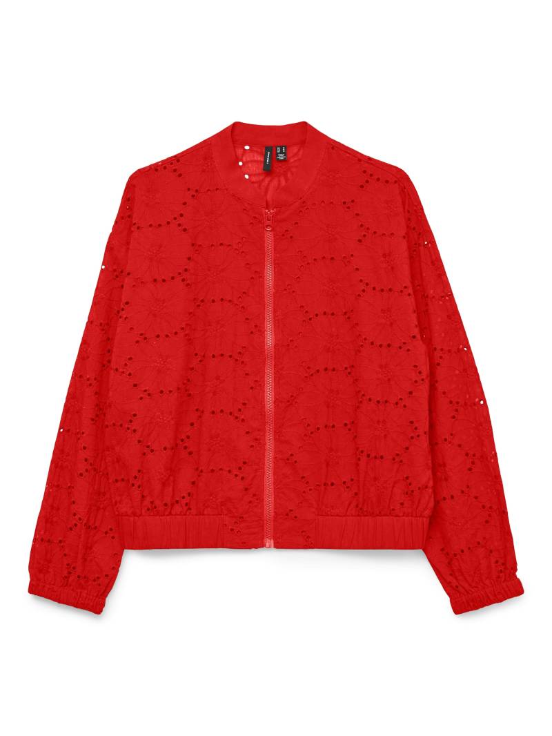 VERO MODA - VMHAY NEW BOMBER JACKET WVN fiery red - Gr. - M von VERO MODA